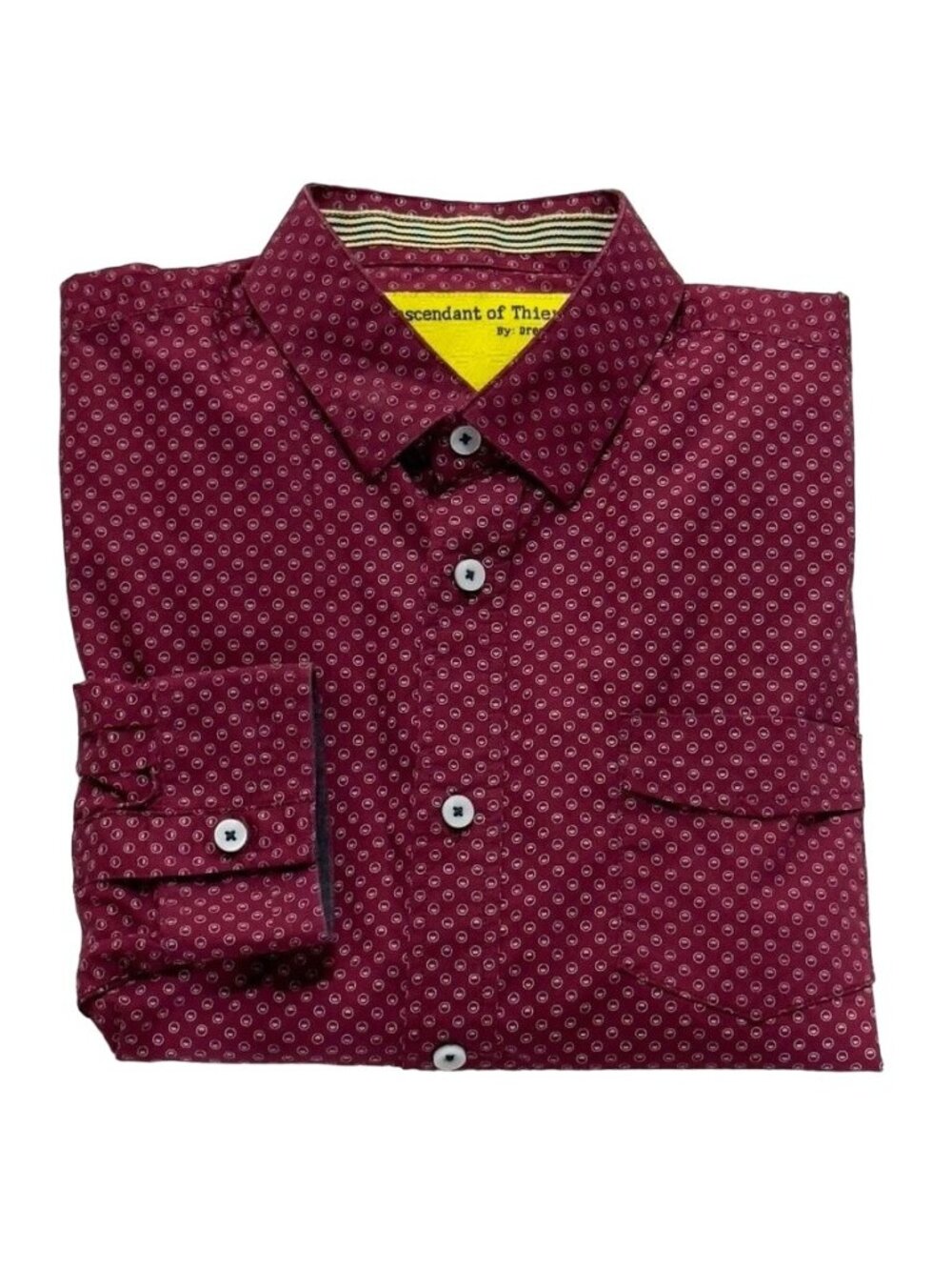 Descendant Of Thieves By Dres Ladro Shirt Limited Edition 390 Made Concealed But